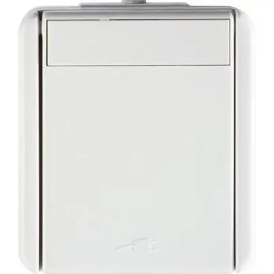 Fontana Priza SCHUKO 1P 16A PT IP44 Alb, TEM Modul TEM-VF10PW-U