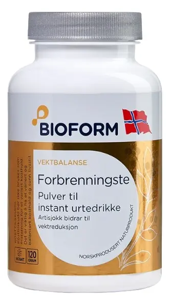 Forbrenningste Complex din plante pentru o greutate corporală optimă, 120 g, Bioform