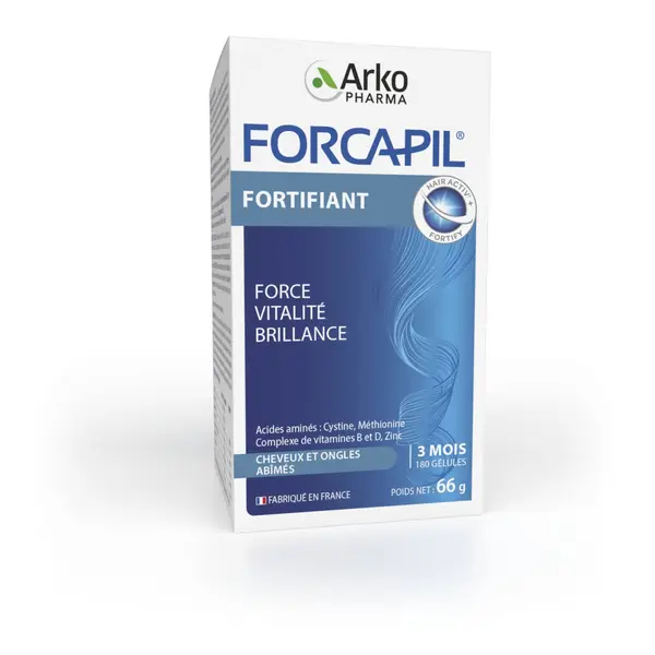Forcapil Fortifiant Păr și Unghii , 180 capsule, Arkopharma