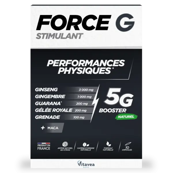 Force G Stimulant, 10 fiole buvabile x 10ml, Vitavea