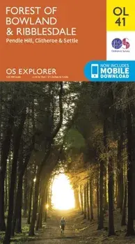 Forest of Bowland & Ribblesdale, Pendle Hill, Clitheroe & Settle. May 2015 ed, Sheet Map/Ordnance Survey