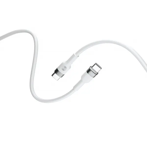 FOREVER Cablu Date si Incarcare USB-C - USB-C Forever Flexible, 60W, 2m, Alb