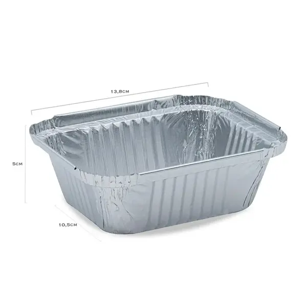 Forma de copt S-528 – caserolă aluminiu dreptunghiulară – 100 buc/set Forma de copt S-528 – caserolă aluminiu dreptunghiulară – 100 buc/set