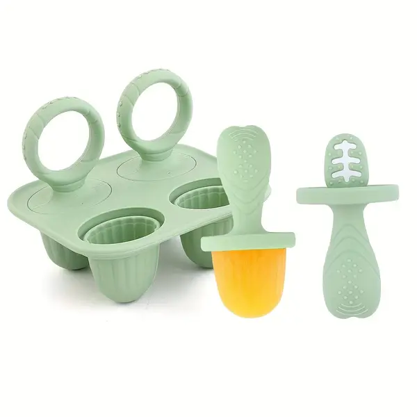 Formă de Silicone pentru Înghețată - verde