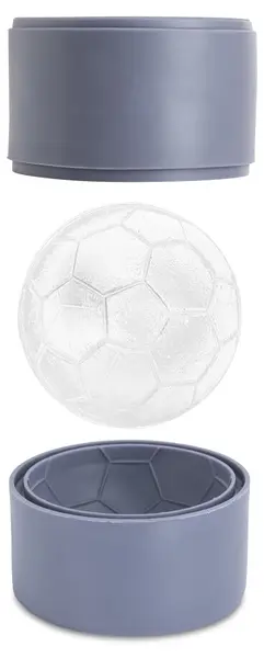 Formă pentru gheață Kikkerland - Minge de Fotbal, 2 buc