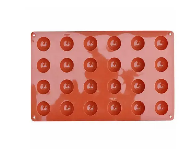 Forma Silicon Bomboane Praline Ciocolata Semisfere 24 Cavitati 28x17 cm
