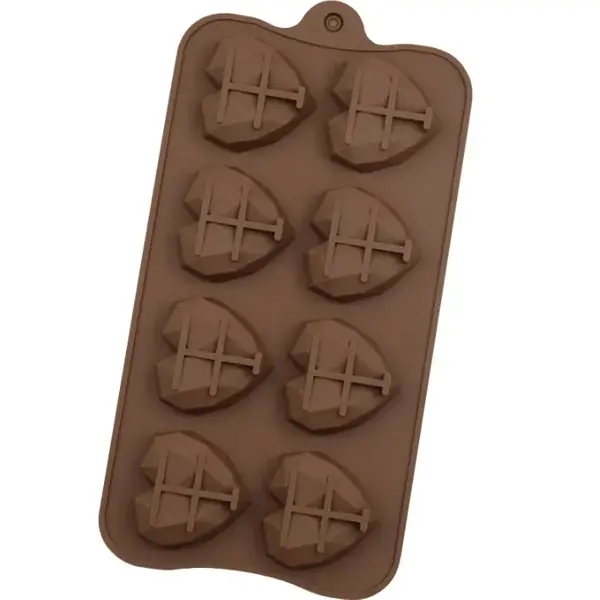 Forma Silicon Inimioare Ciocolata Bomboane 19x10 cm Maro