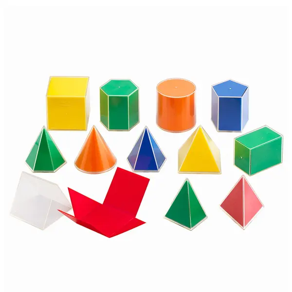 Forme geometrice pliabile 2D si 3D, Edx Education multicolor