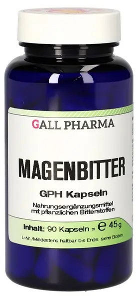 Formulă pe bază de extracte amare din plante, 90 capsule, Gall Pharma