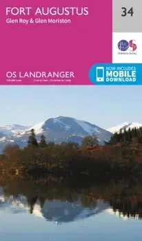 Fort Augustus, Glen Roy & Glen Moriston. February 2016 ed, Sheet Map/Ordnance Survey