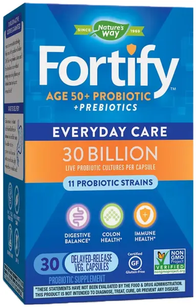 Fortify Probiotic 30 Billion Age 50+, 30 capsule, Nature's Way