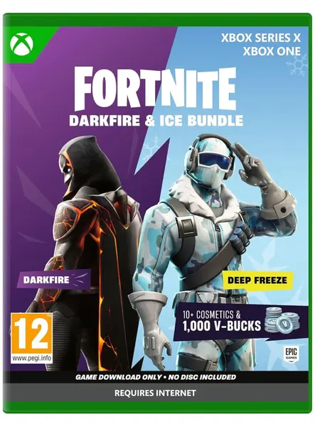 Fortnite Darkfire & Ice Bundle(code In A Box)
