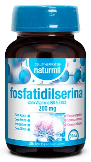 Fosfatidilserină, 200 mg, 30 capsule, Naturmil