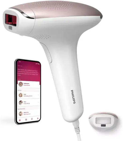 Fotoepilator Philips - Lumea Advanced SC1994/00, 5 viteze, 250.000 impulsuri, alb