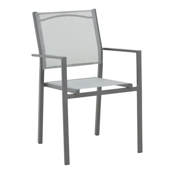 Fotoliu Armchair Confidence, Pakoworld, antracit, metal si textilen gri, 54x54x86 cm Fotoliu Armchair Confidence, Pakoworld, antracit, metal și textilen gri, 54x54x86 cm