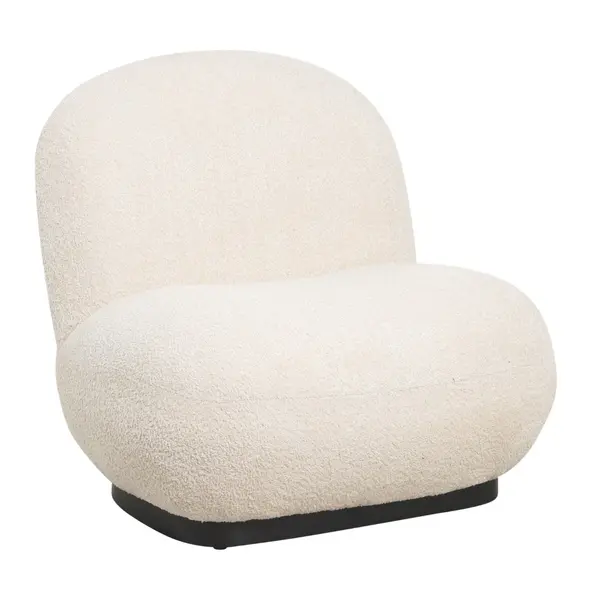 Fotoliu AUDREY BOUCLE CREAM - Cream