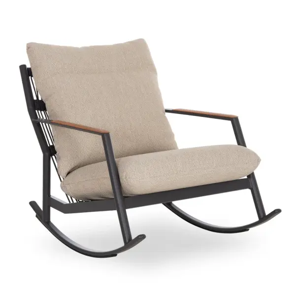 Fotoliu balansoar OBLIVION CHARCOAL - Gri inchis