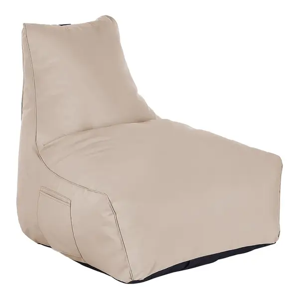 Fotoliu bean bag profesional Leverian pakoworld, culoare bej, 76x82x65cm Fotoliu bean bag profesional Leverian pakoworld, culoare bej, 76x82x65cm