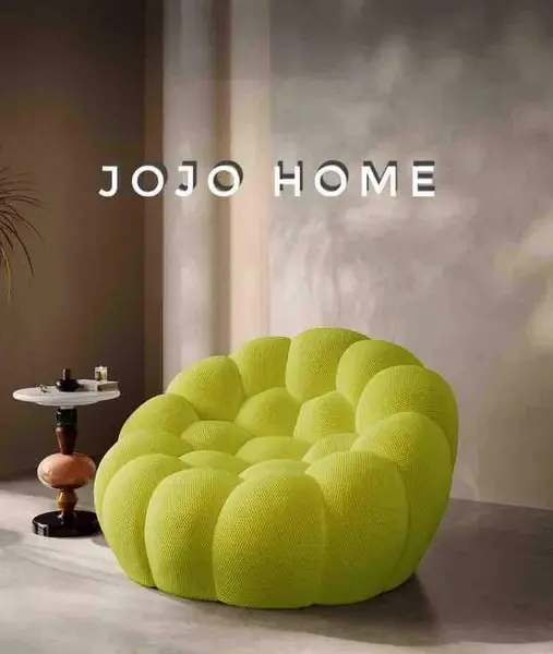 Fotoliu Bubble, Spuma HD, Ambalat Vidat, lime