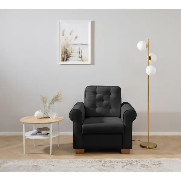 Fotoliu din textil, antracit