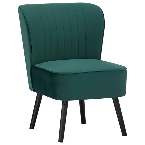Fotoliu din textil, verde