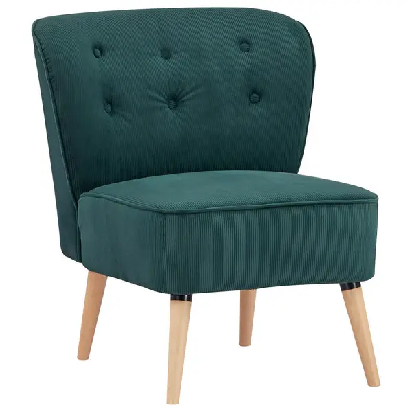 Fotoliu din textil, verde