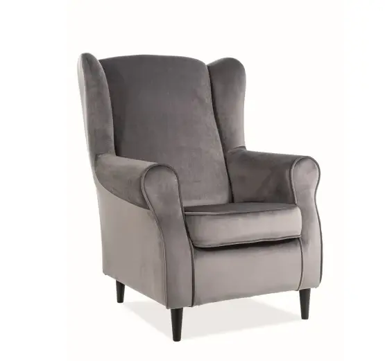 Fotoliu DIONIC VELVET - Grey