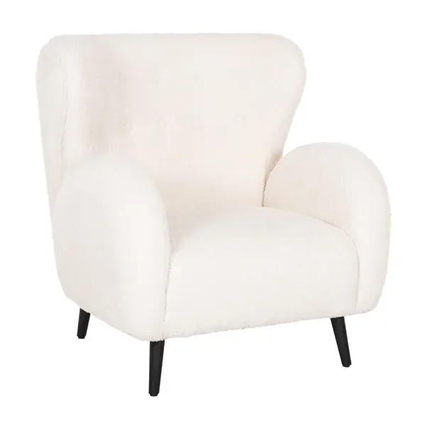 Fotoliu DURHAS BOUCLE - Cream