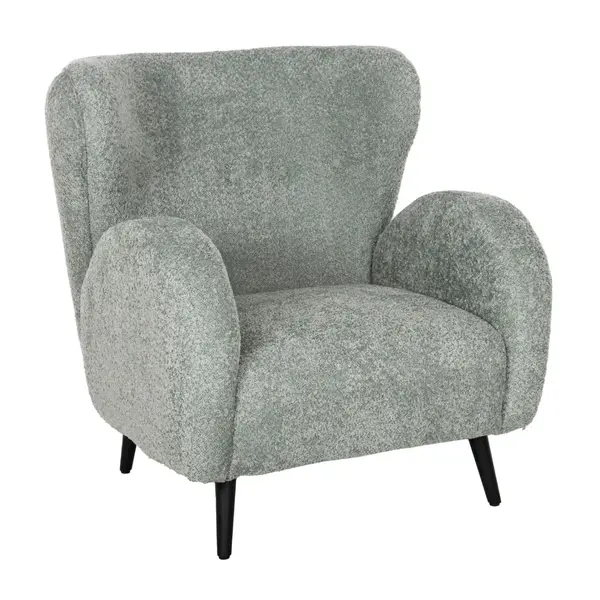 Fotoliu DURHAS BOUCLE - Verde menta
