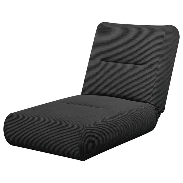 Fotoliu Extensibil, textil, negru