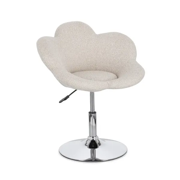 Fotoliu FLEUR CHROME - Beige