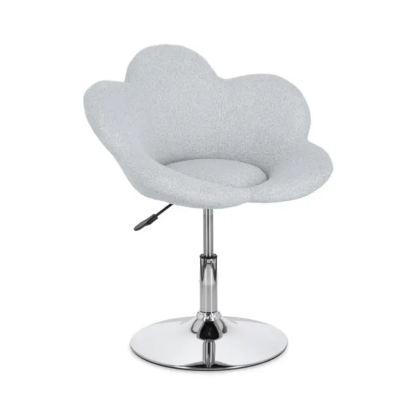 Fotoliu FLEUR CHROME - Grey