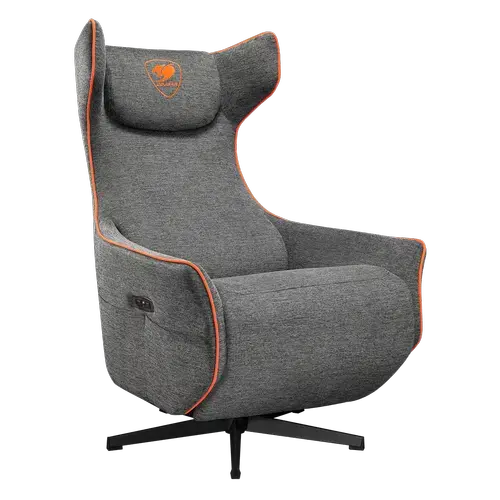 Fotoliu Gaming COUGAR Magus, Ergonomice Zero-Gravity, Max 150 kg (Gri/Portocaliu)