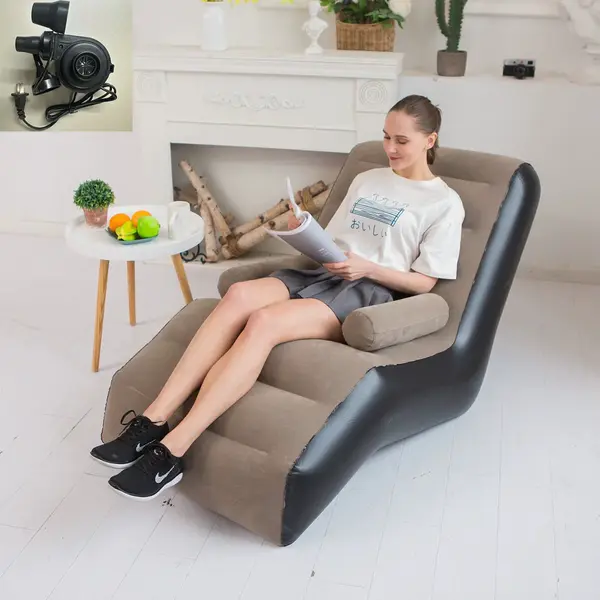 Fotoliu gonflabil ergonomic RelaxAir 140x80x85 cm