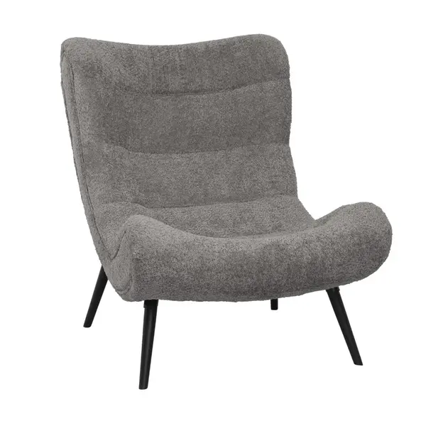 Fotoliu JAFAS BOUCLE - Grey