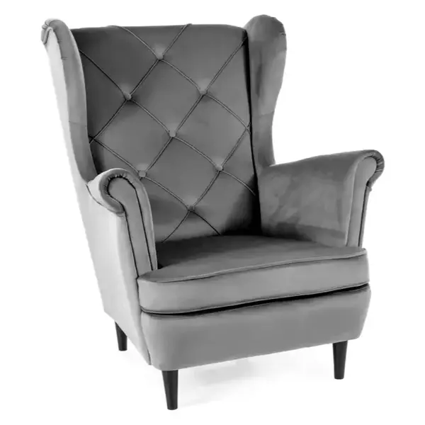Fotoliu LADYBIRD VELVET - Grey