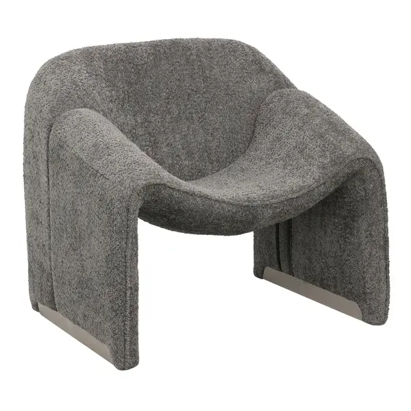 Fotoliu MEMPHIS BOUCLE - Grey