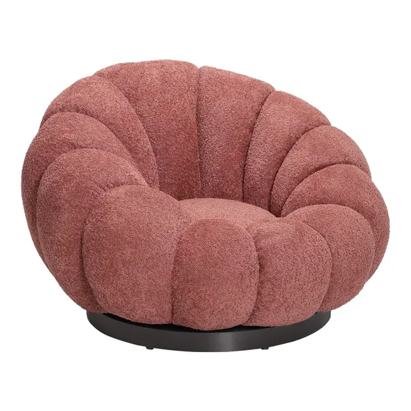 Fotoliu Nester boucle Mar putred 98x97x69 cm