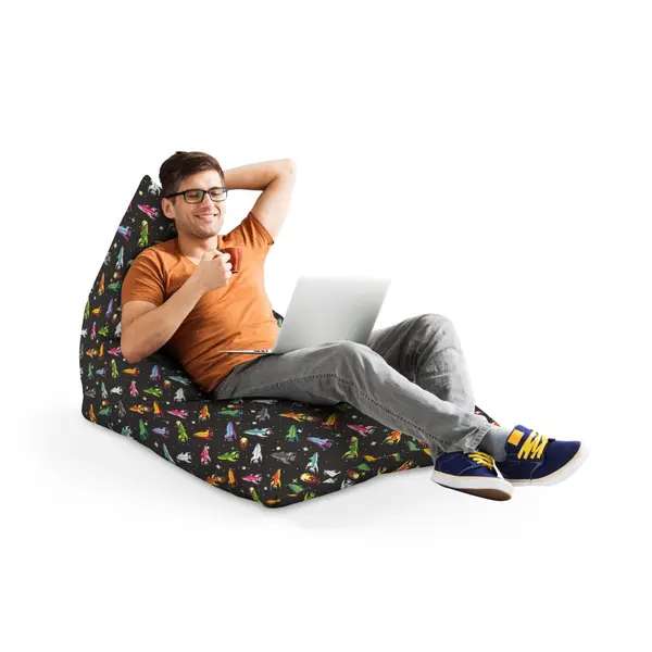 Fotoliu Puf Bean Bag tip Lounge Retro space ships