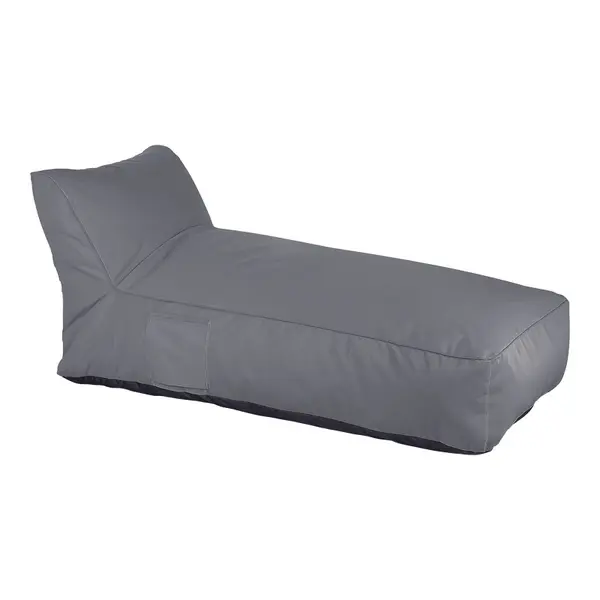 Fotoliu puf (beanbag) de gradina, Telena, Gri inchis, 70x150x65 cm (Copy 1)