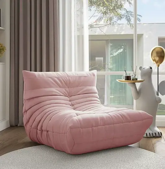 Fotoliu Puf Beanbag, Scaun Relaxare Modern, 87 x 100 x 70 cm