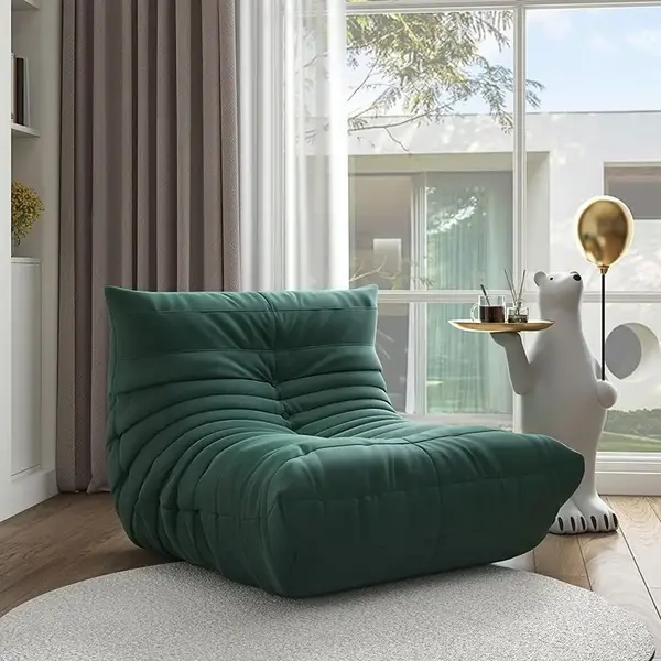 Fotoliu Puf Beanbag, Scaun Relaxare Modern, 87 x 100 x 70 cm