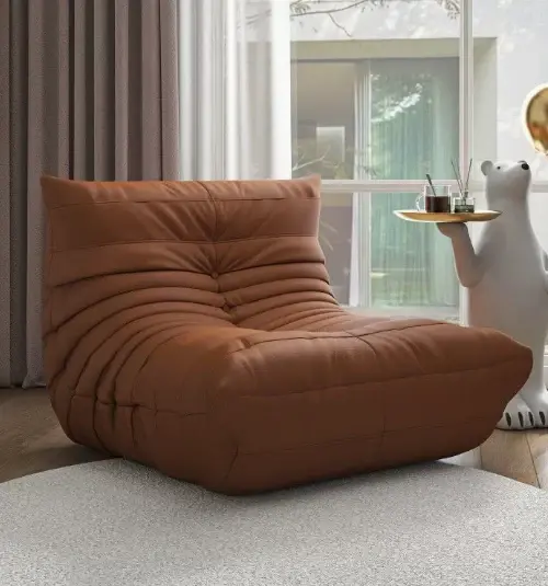 Fotoliu Puf Beanbag, Scaun Relaxare Modern, 87 x 100 x 70 cm