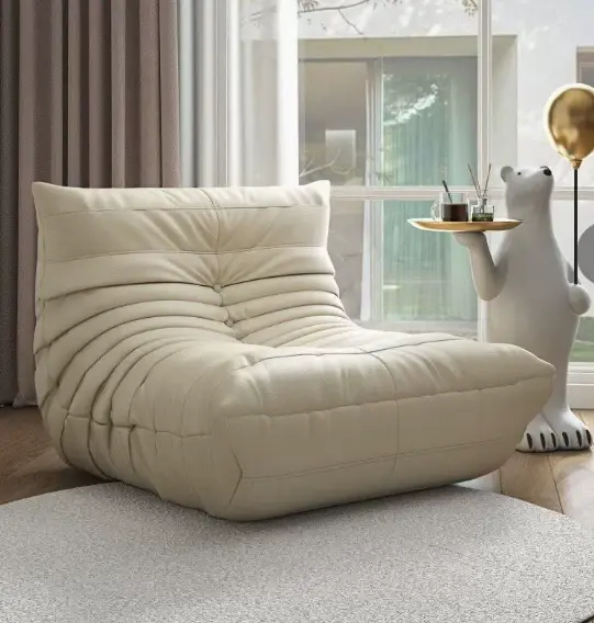 Fotoliu Puf Beanbag, Scaun Relaxare Modern, 87 x 100 x 70 cm