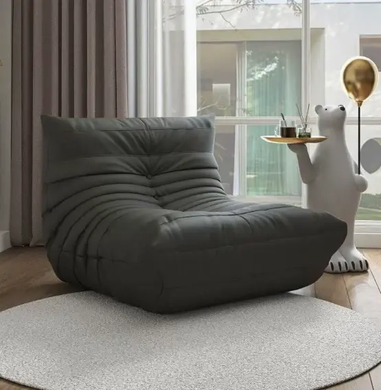 Fotoliu Puf Beanbag, Scaun Relaxare Modern, 87 x 100 x 70 cm