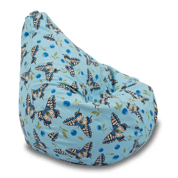 Fotoliu puf copii, Nirvana Light Pufrelax, Material impermeabil - Mariposa