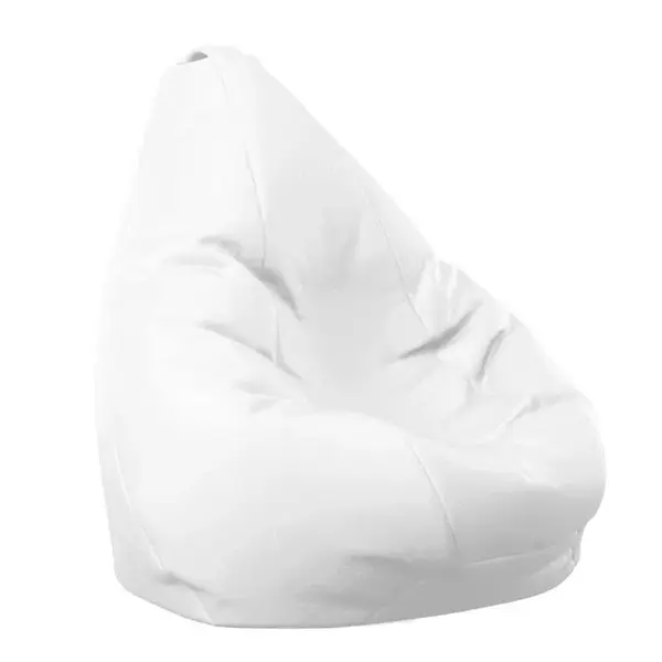 Fotoliu puf copii, Nirvana Light Pufrelax, Material Piele ecologica - Alb