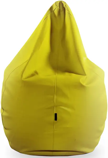 Fotoliu puf mediu Barbaron Soft - Piele ecologică, galben