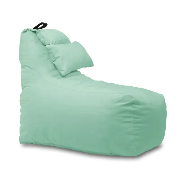Fotoliu puf, Pufrelax Miraggio, perna inclusa, material impermeabil - Verde menta