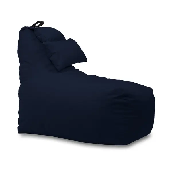 Fotoliu puf, Pufrelax Miraggio, perna inclusa, material impermeabil - Bleumarin
